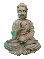Buddha Gigante Anticato Beige - Notaro Manufatti