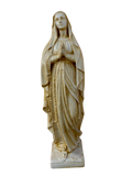 Madonna Lourdes 80 cm Anticata Gialla - Notaro Manufatti