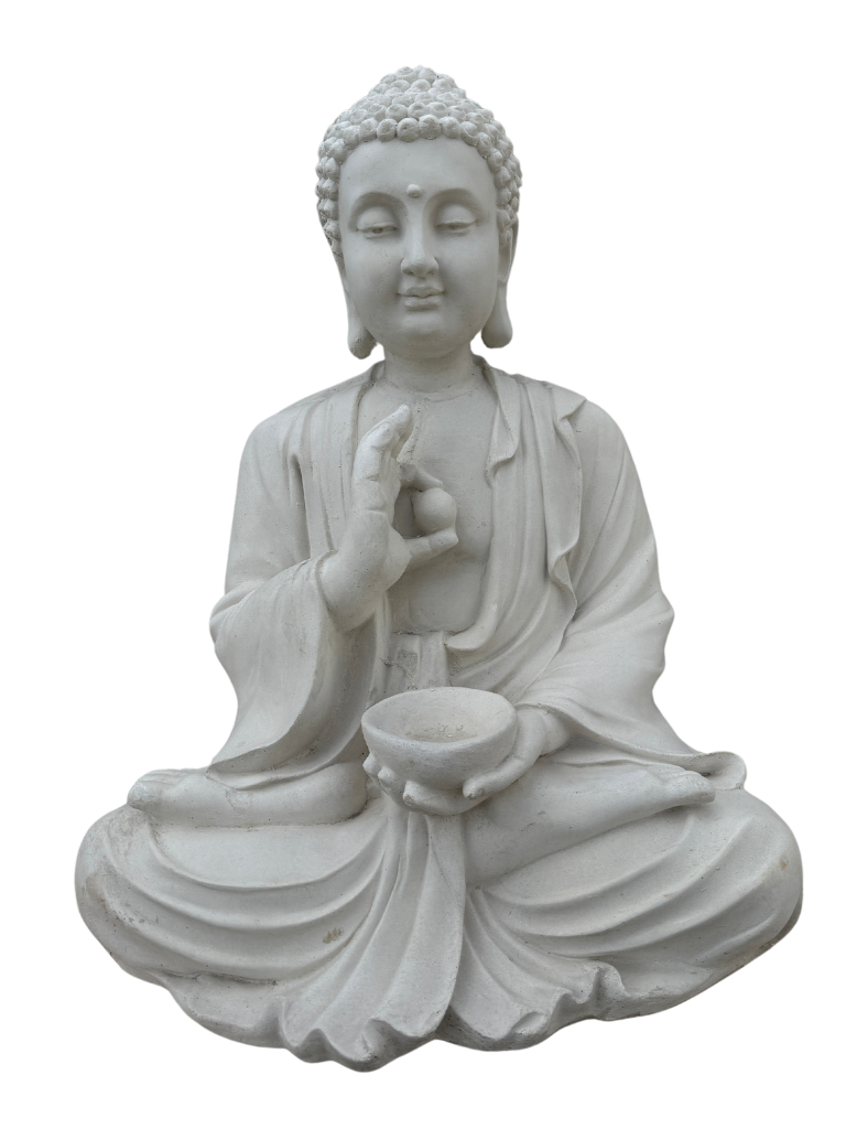 Buddha Gigante - Bianco - Notaro Manufatti