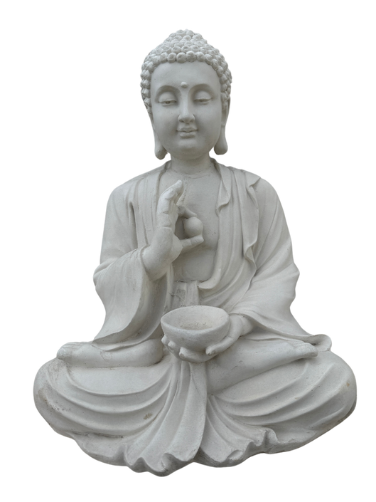 Buddha Gigante - Bianco - Notaro Manufatti