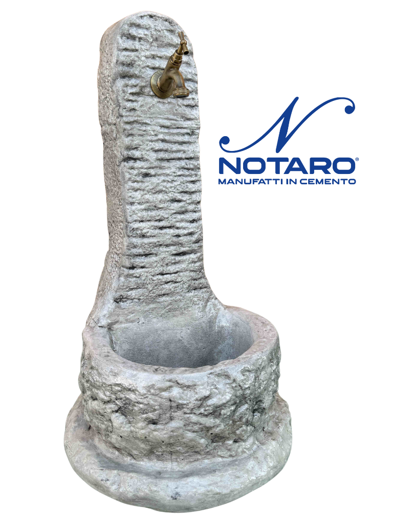Fontana a Colonna Elodie Anticata Grigia - Notaro Manufatti