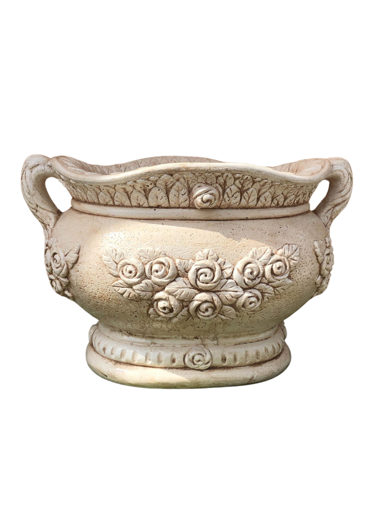 Vaso Sofi' Ovale Anticato Marrone - Notaro Manufatti