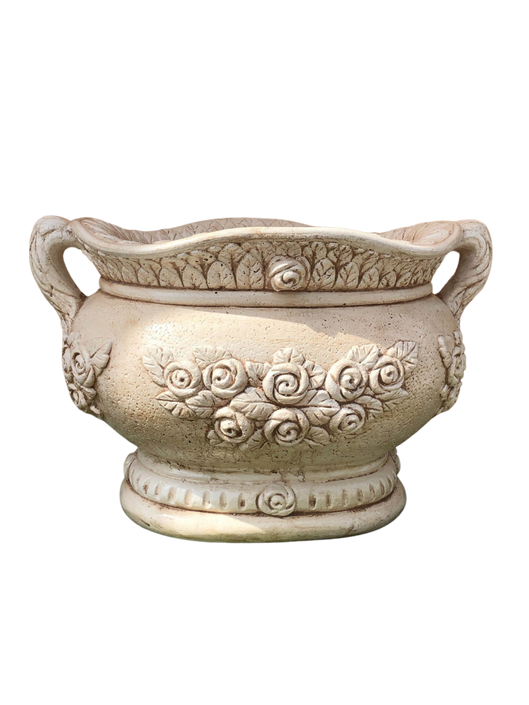 Vaso Sofi' Ovale Anticato Marrone - Notaro Manufatti