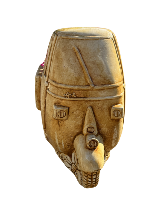 Ape Piaggio Porta Vaso Anticato Giallo - Notaro Manufatti