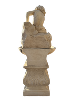 Fontana Ekinops completa di Base Anticata Beige - Notaro Manufatti