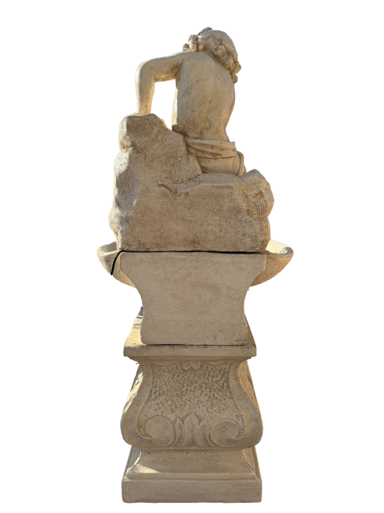 Fontana Ekinops completa di Base Anticata Beige - Notaro Manufatti