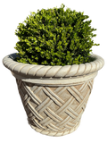 Vaso Renazzo Tondo Grande Anticato Beige - Notaro Manufatti