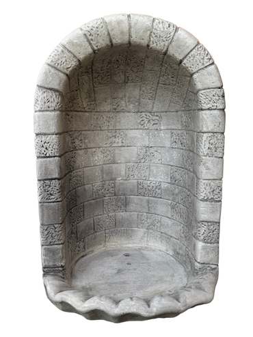 Nicchia o Cupola Modello Conchiglia Anticata Grigia - Notaro Manufatti