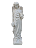 Angelo con Fiori - Bianco - Notaro Manufatti