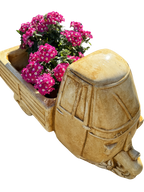 Ape Piaggio Porta Vaso Anticato Giallo - Notaro Manufatti