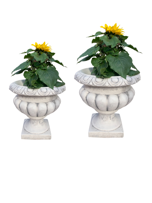 Vaso Ciano Anticato Beige - Notaro Manufatti