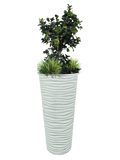 Vaso Onda Tondo - Bianco - Notaro Manufatti