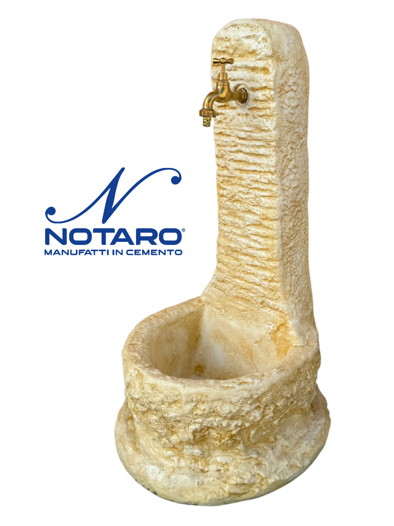 Fontana a Colonna Elodie Anticata Gialla - Notaro Manufatti