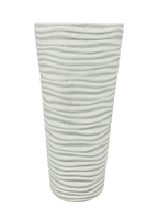 Vaso Onda Tondo - Bianco - Notaro Manufatti