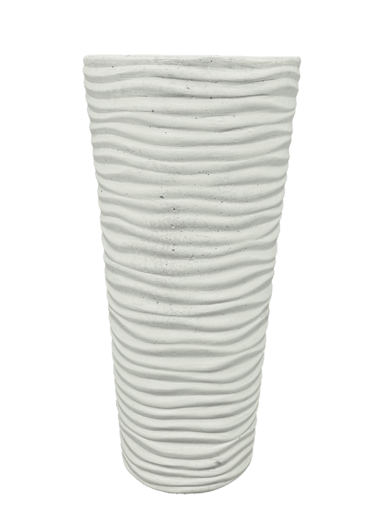 Vaso Onda Tondo - Bianco - Notaro Manufatti