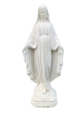 Madonna Immacolata Miracolosa in Cemento H40 - Bianco - Notaro Manufatti