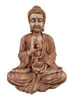 Buddha Gigante Anticato Marrone - Notaro Manufatti
