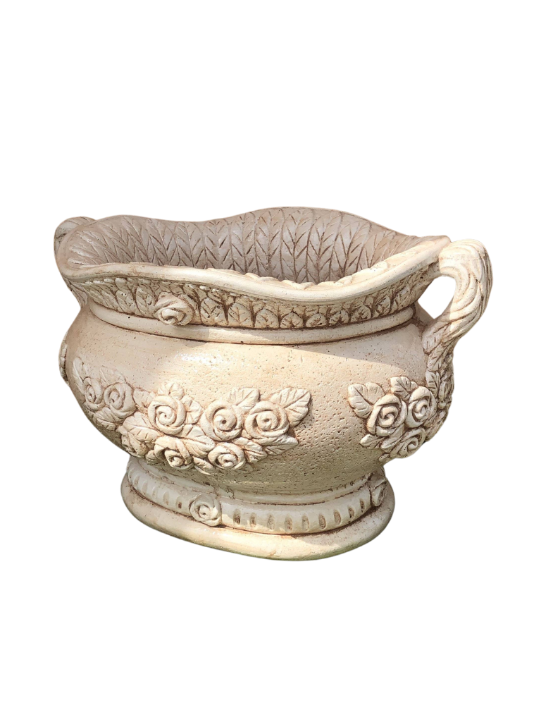 Vaso Sofi' Ovale Anticato Marrone - Notaro Manufatti