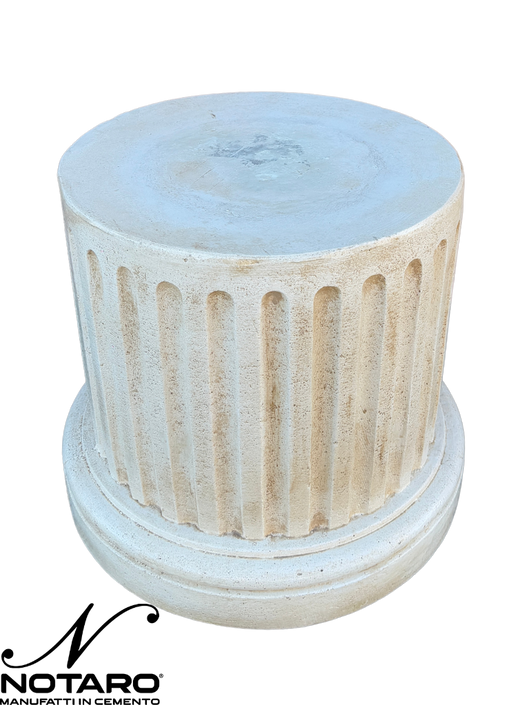 Base Aurea Tonda Gigante Anticata Beige - Notaro Manufatti