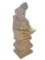 Fontana Ekinops completa di Base Anticata Beige - Notaro Manufatti