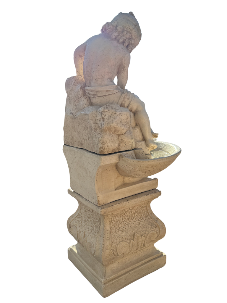 Fontana Ekinops completa di Base Anticata Beige - Notaro Manufatti