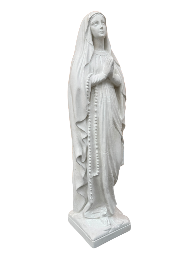Madonna Lourdes 80 cm - Bianco - Notaro Manufatti