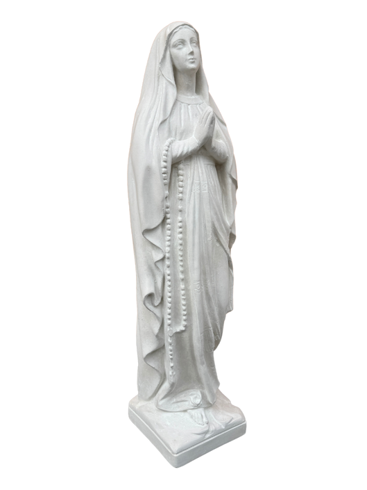 Madonna Lourdes 80 cm - Bianco - Notaro Manufatti