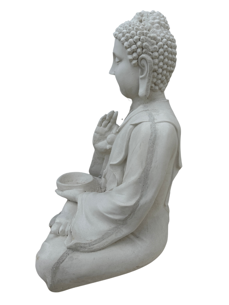 Buddha Gigante - Bianco - Notaro Manufatti