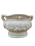 Vaso Sofi' Ovale Anticato Beige - Notaro Manufatti