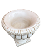 Vaso Ciano Anticato Beige - Notaro Manufatti