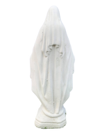 Madonna Immacolata Miracolosa in Cemento H40 - Bianco - Notaro Manufatti
