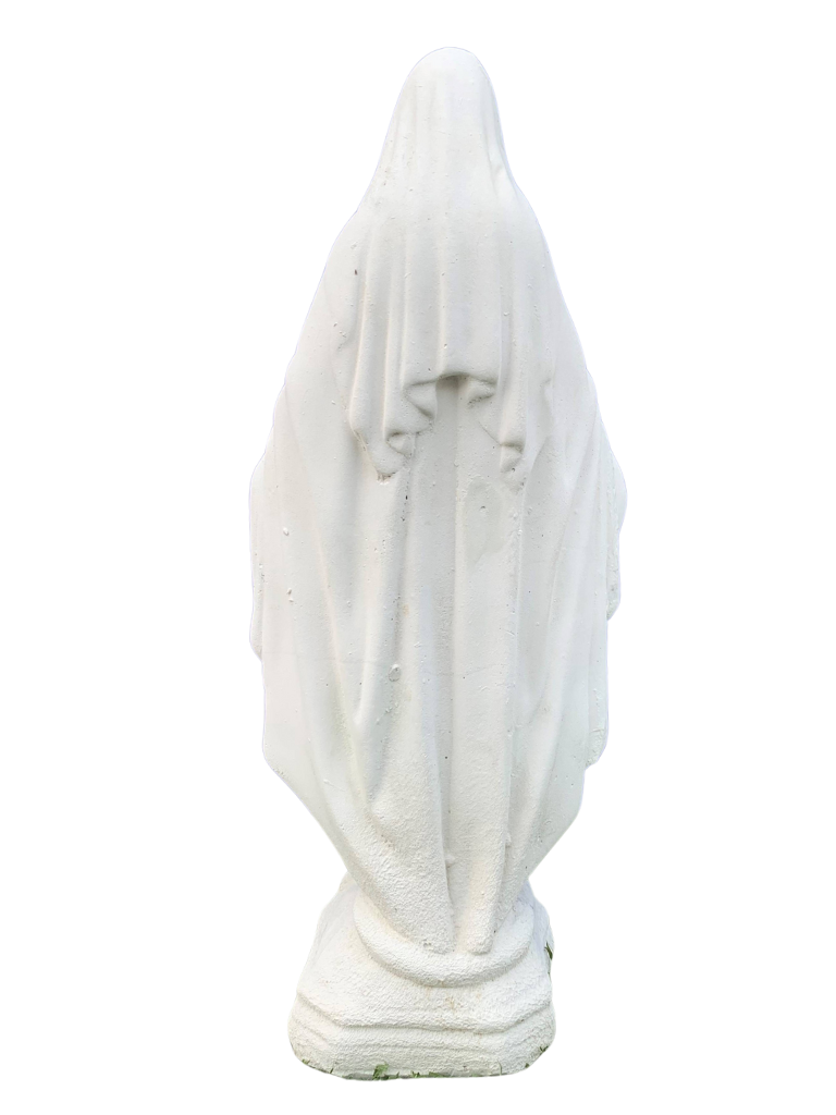 Madonna Immacolata Miracolosa in Cemento H40 - Bianco - Notaro Manufatti