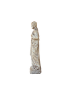 Sacro Cuore In Cemento 60H Anticato Marrone