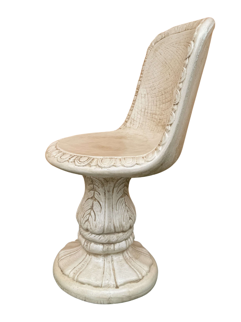 Sedia con Schienale Anticata Beige - Notaro Manufatti