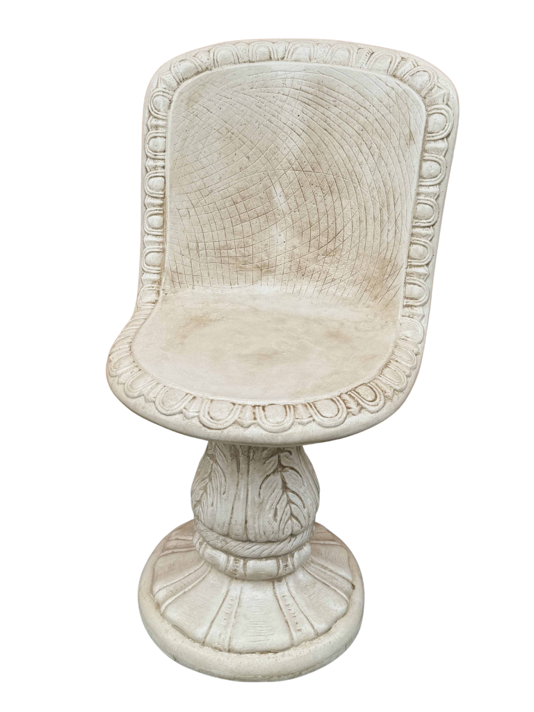 Sedia con Schienale Anticata Beige - Notaro Manufatti