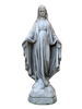 madonna-immacolata-miracolosa-in-cemento-h40-anticata-grigia