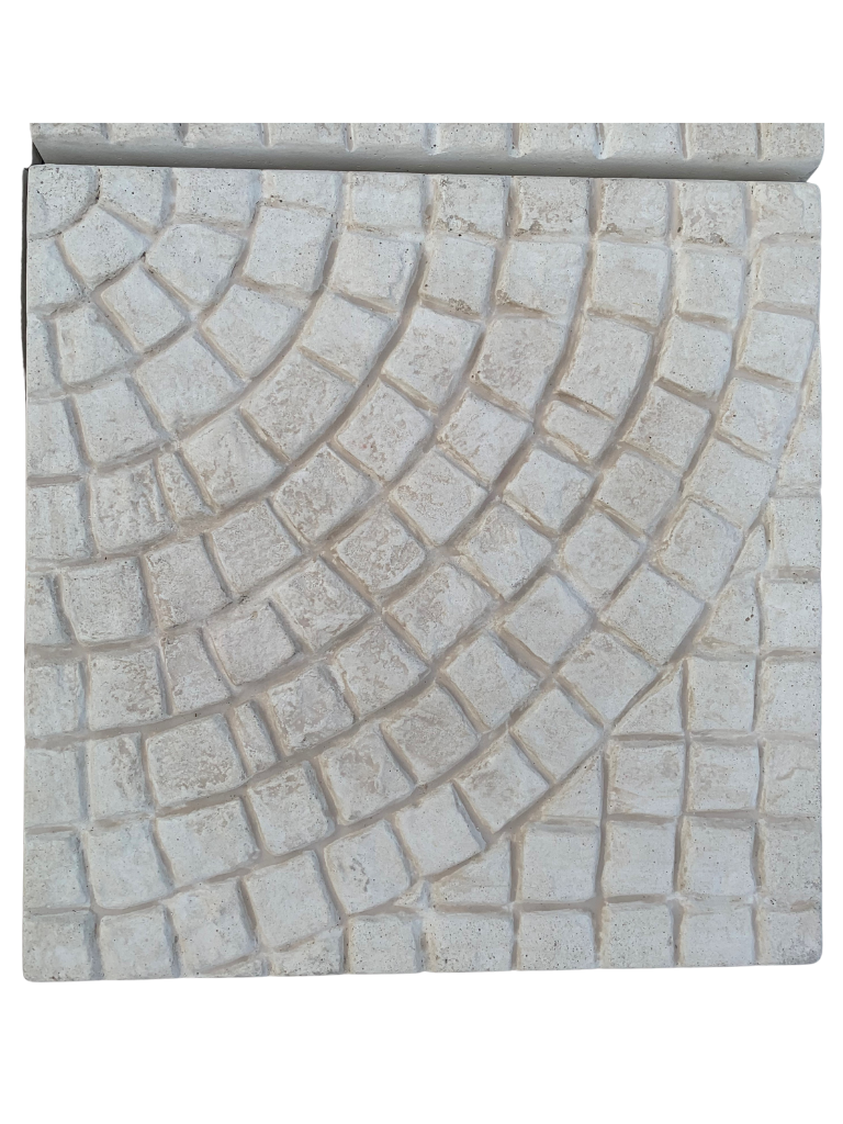 Set di 4 Mattoni per Ombrellone cm. 50x50 - Beige Anticato - Notaro Manufatti
