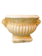 Vaso Fabio Anticato Giallo - Notaro Manufatti
