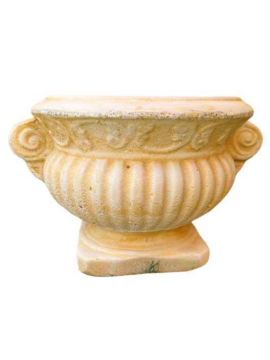 Vaso Fabio Anticato Giallo - Notaro Manufatti