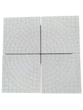 Set di 4 Mattoni per Ombrellone cm. 50x50 - Bianco - Notaro Manufatti