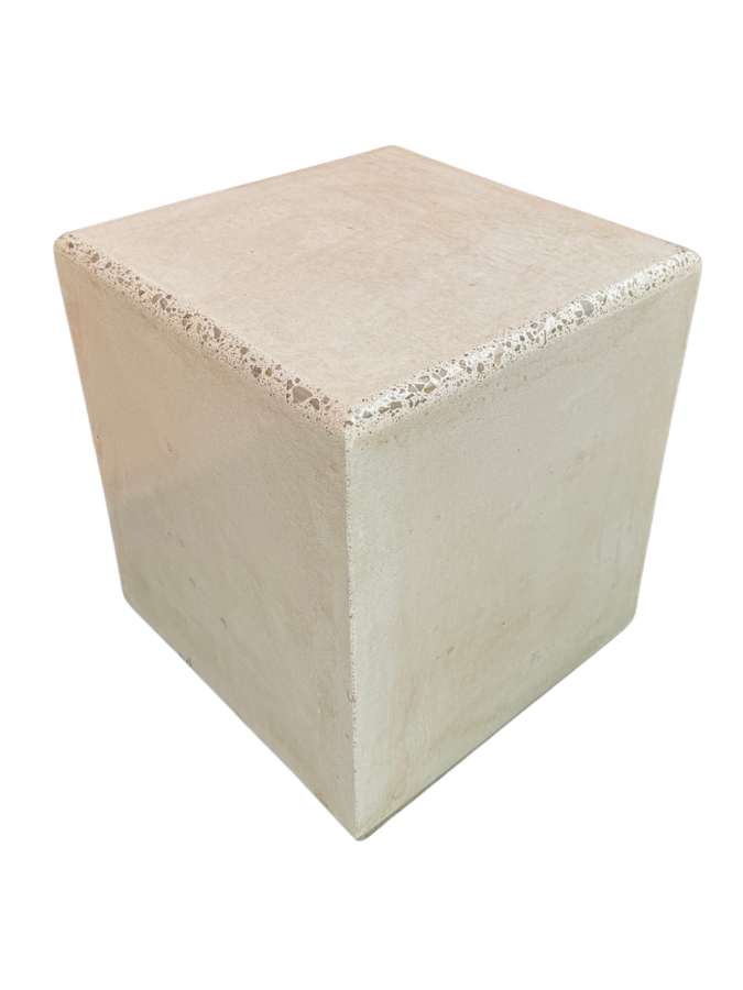 Cubo Stone - Tavolino o Sgabello in Cemento dal Design Moderno