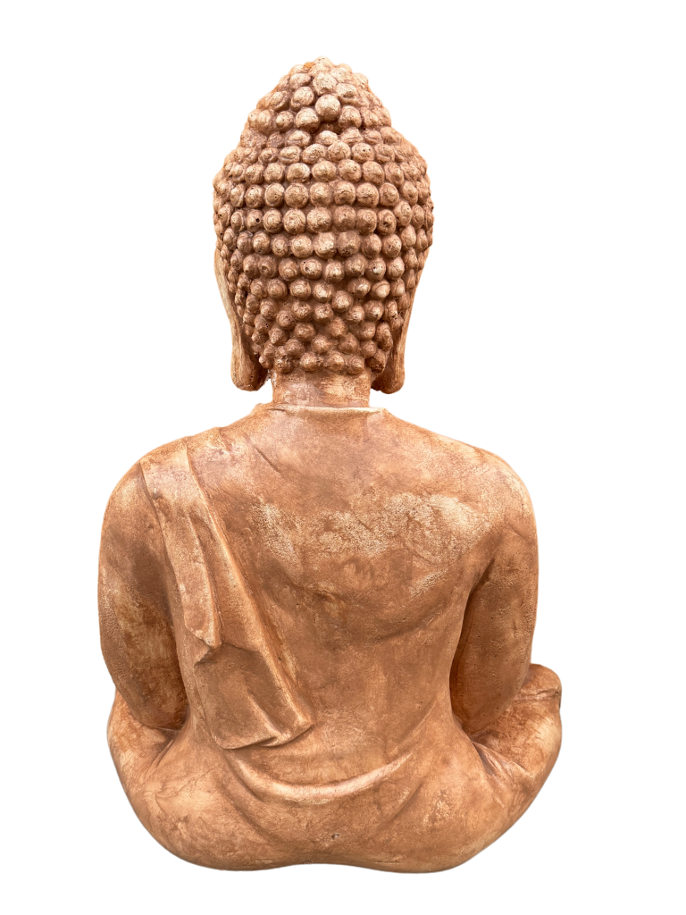 Buddha Gigante Anticato Marrone - Notaro Manufatti