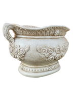 Vaso Sofi' Ovale Anticato Beige - Notaro Manufatti