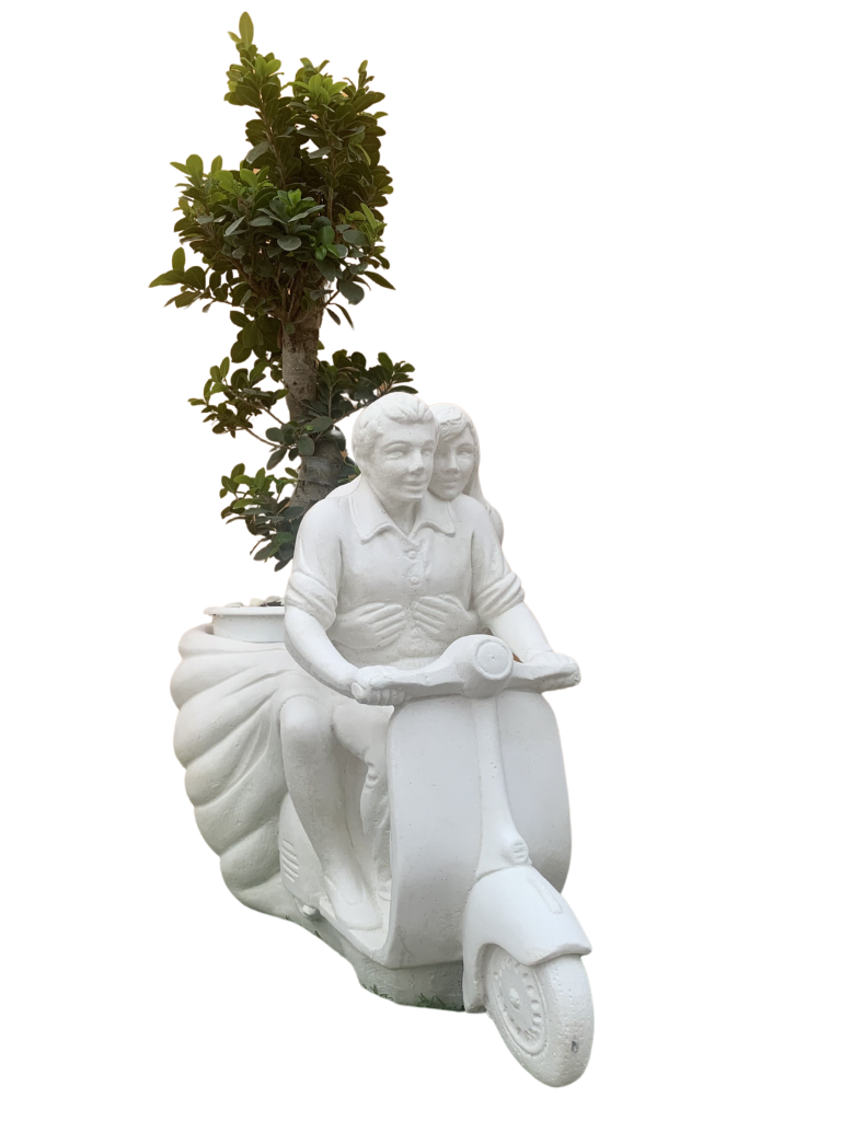Vaso Vespino Primo Amore - Bianco - Notaro Manufatti