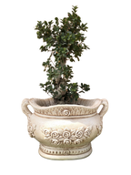 Vaso Sofi' Ovale Anticato Marrone - Notaro Manufatti