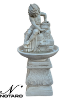 Fontana Ekinops completa di Base Anticata Beige - Notaro Manufatti