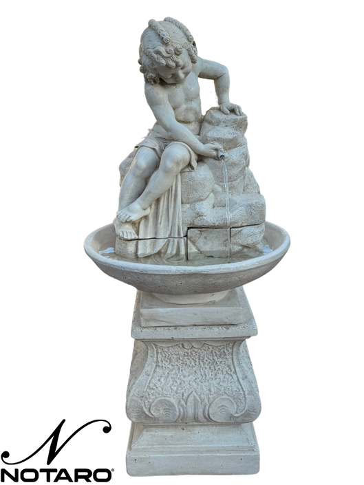 Fontana Ekinops completa di Base Anticata Beige - Notaro Manufatti