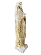 Madonna Lourdes 80 cm Anticata Gialla - Notaro Manufatti