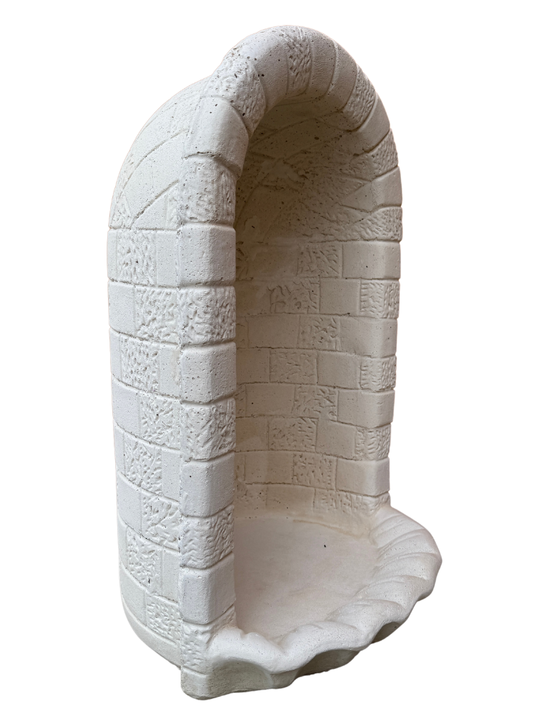 Nicchia o Cupola Modello Conchiglia - Bianco - Notaro Manufatti