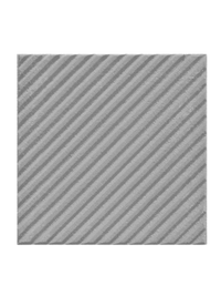 Mattone da marciapiede modello "Rigato Diagonale" Grigio